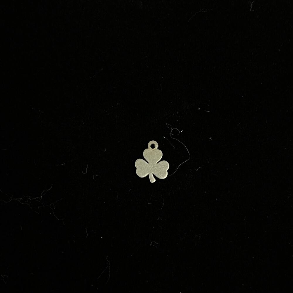 Retired James Avery Sterling Silver 3 Leaf Clover Shamrock Charm AVERY STER